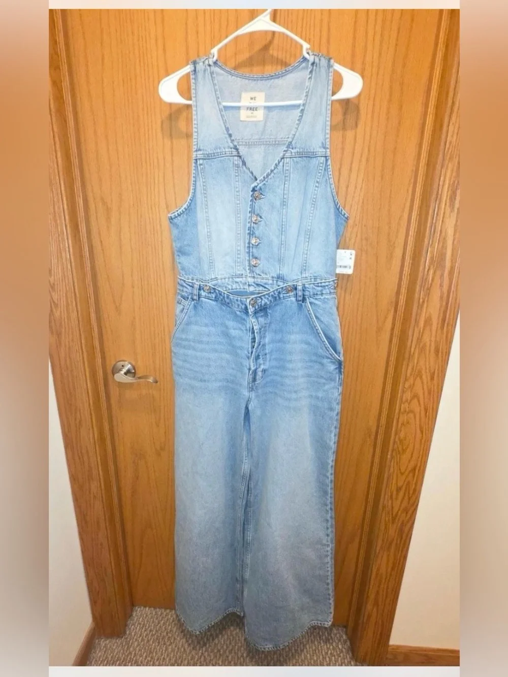 Free People We The Free Better Together Convertible Jumpsuit size 30